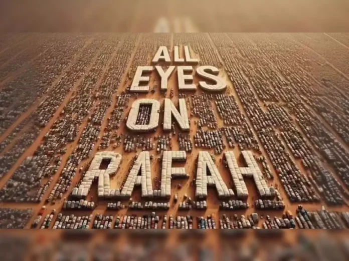 All eyes on Rafah. An AI generated Image which is shared 46 million times